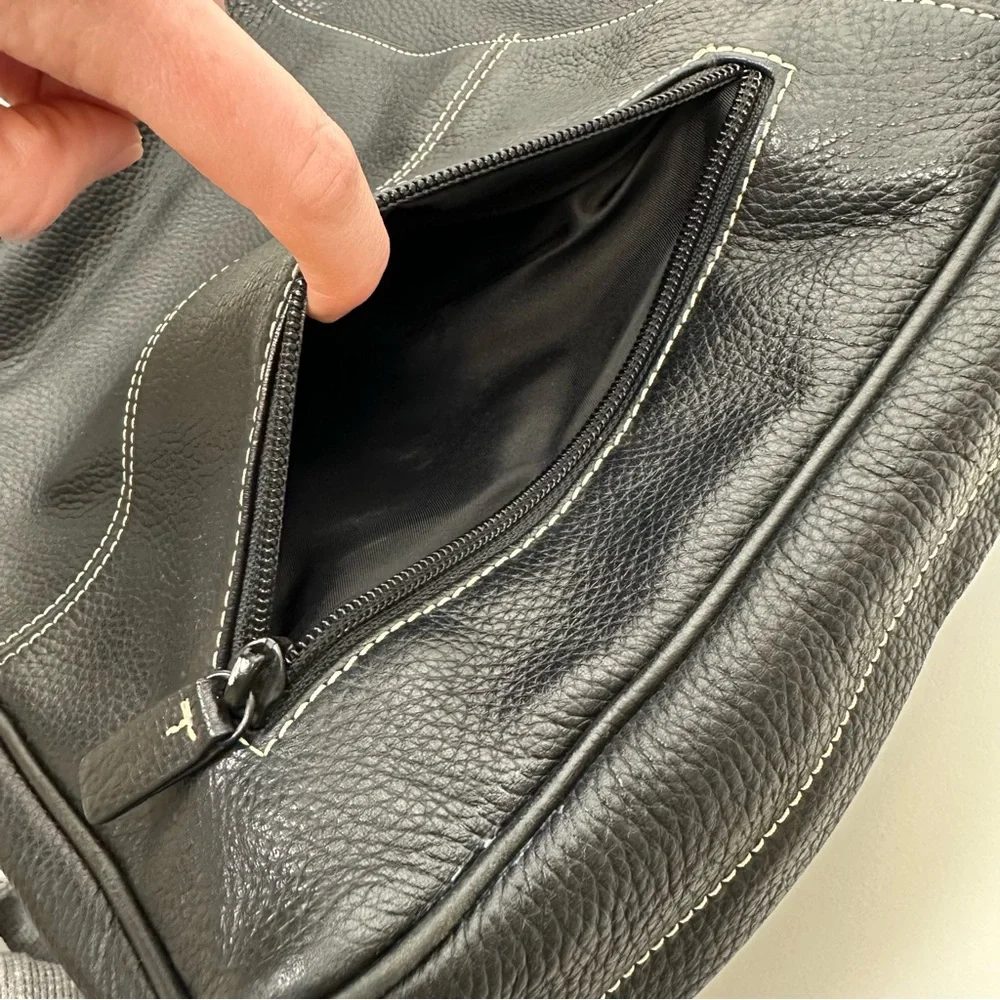 StorkSak London Leather Diaper Bag Unisex